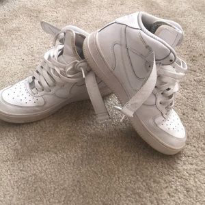 Slightly worn Mid Too Nike Air Force ones